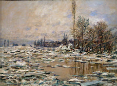 The Debacle, gråväder W560 - Claude Monet