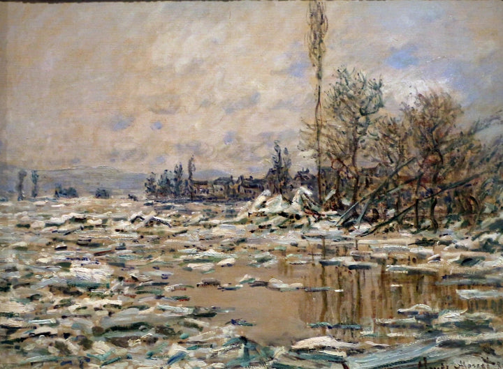 The Debacle, gråväder W560 - Claude Monet
