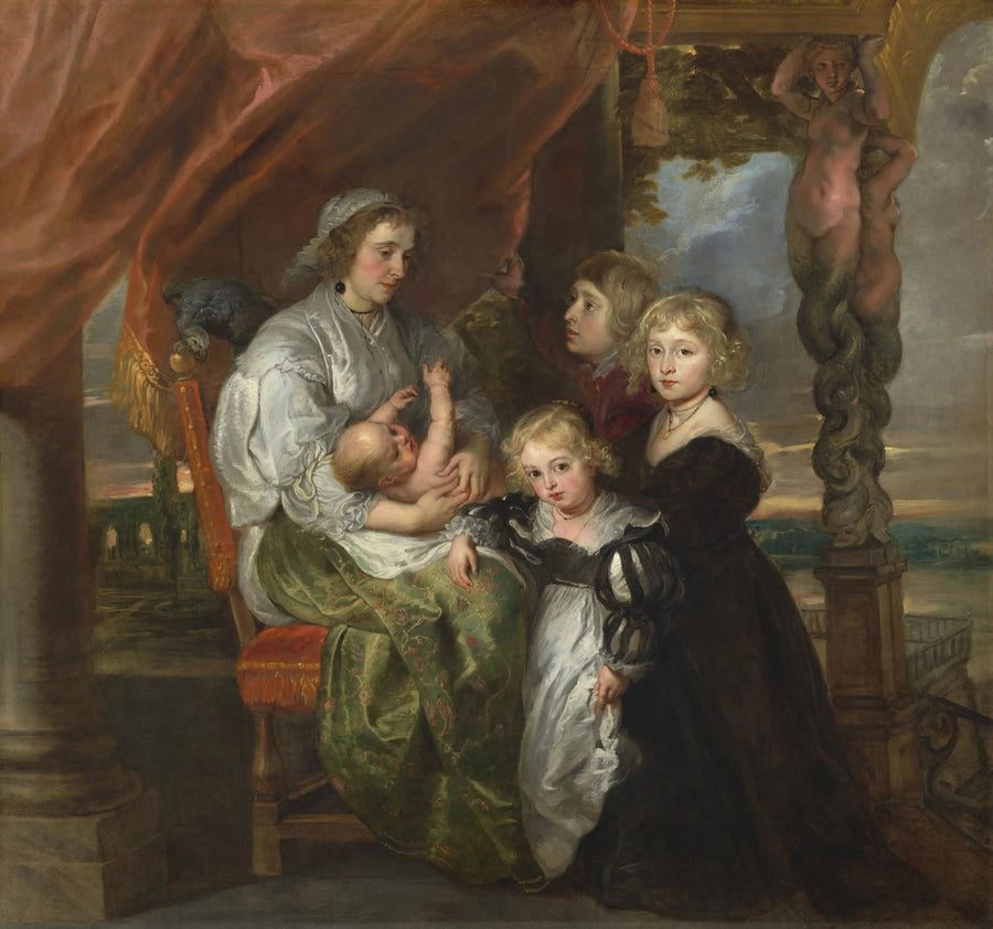 Deborah Kip, hustru till Sir Balthasar Gerbier, och hennes barn - Peter Paul Rubens