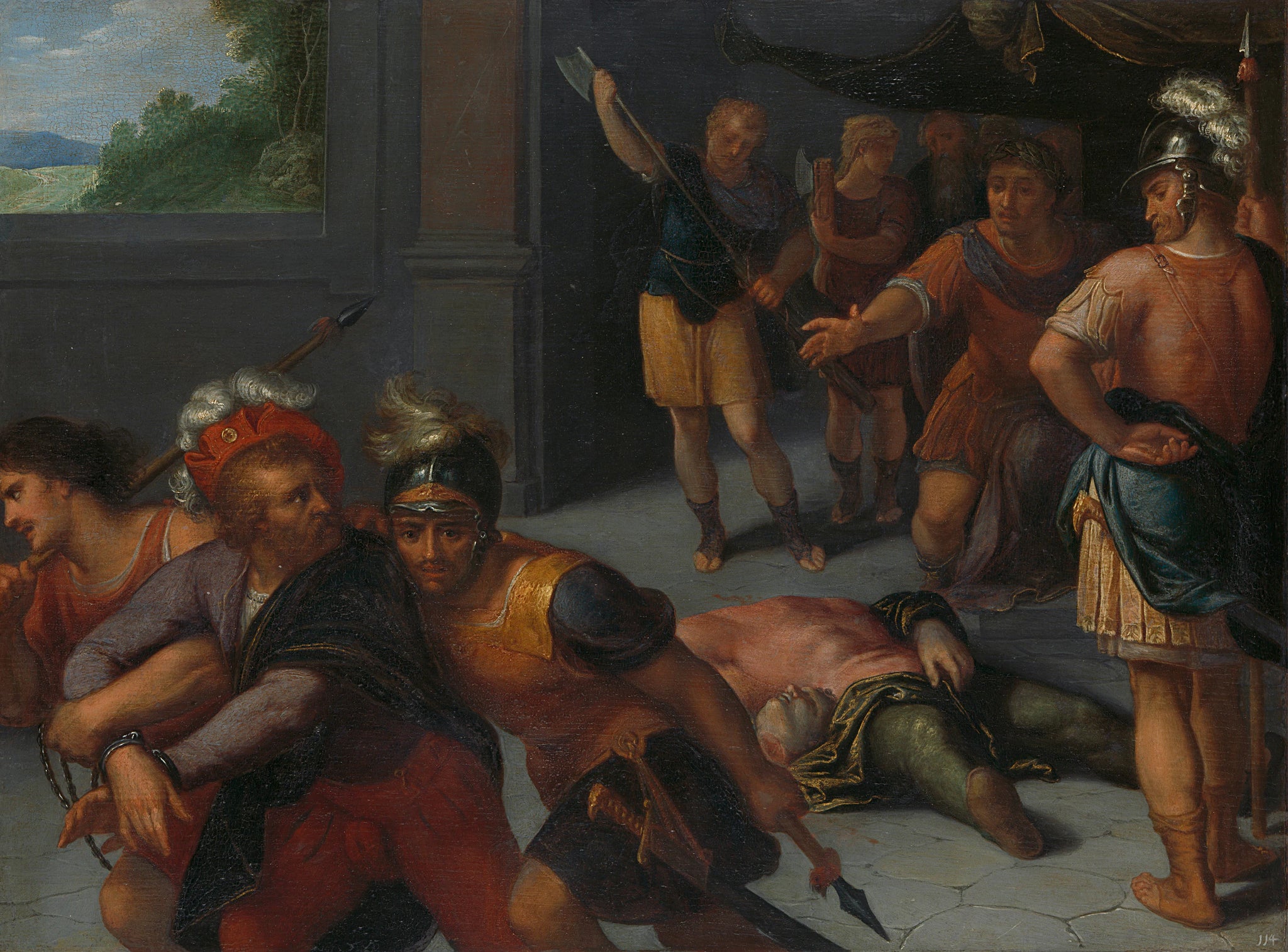 La décapitation de Julius Paulus et la capture de Claudius Civilis - Otto van Veen