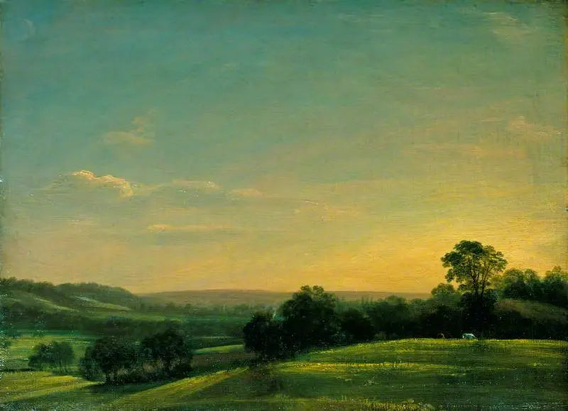 Dedham Vally, kväll - John Constable