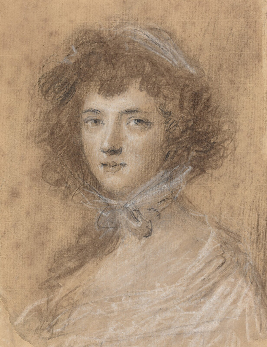 Head and Bust of a Woman - Sir Joshua Reynolds