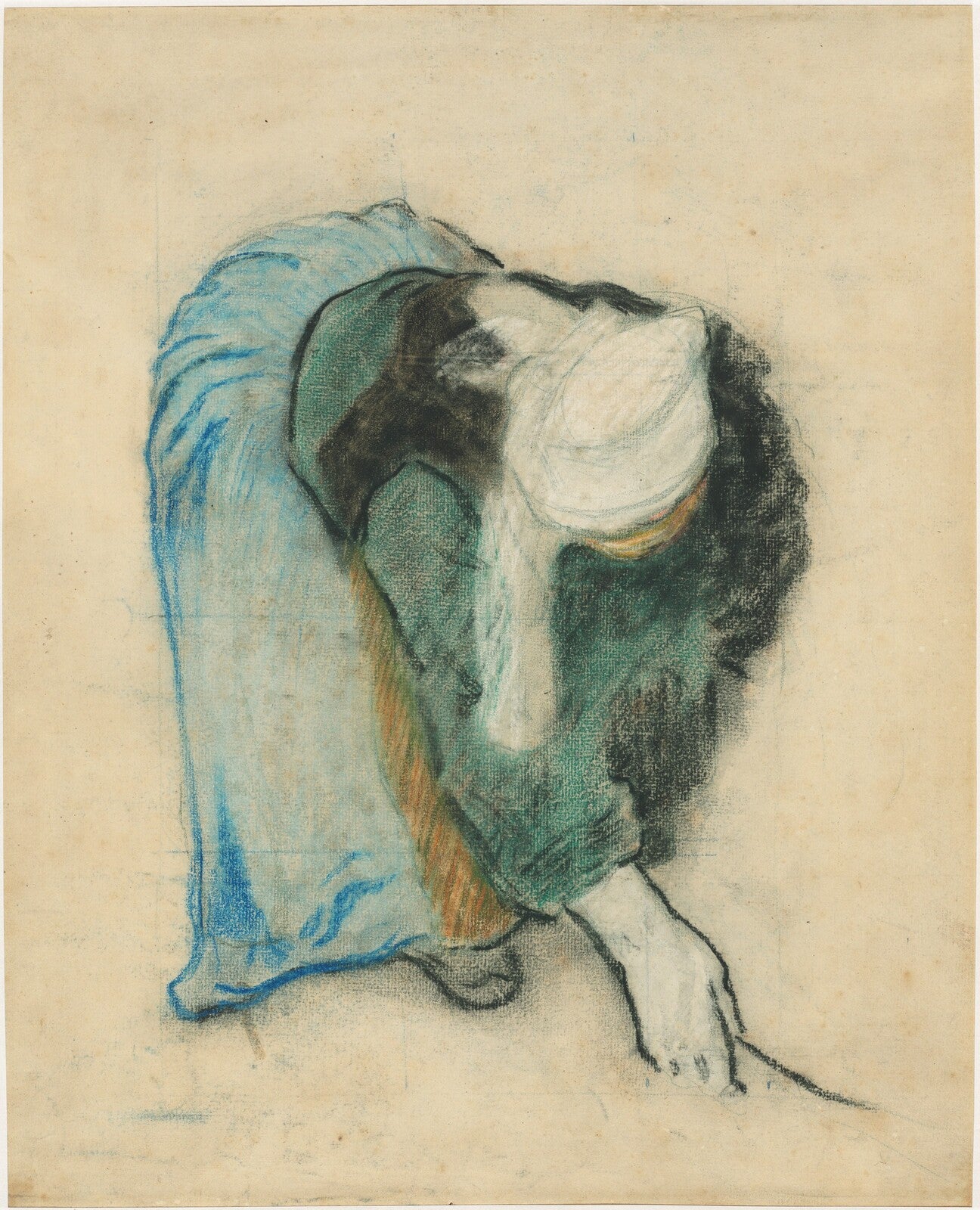 A Breton Gleaner, Paul Gauguin, 1886 — pastel, National Gallery of Art