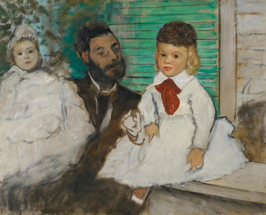 Ludovic Lepic och hans döttrar - Edgar Degas