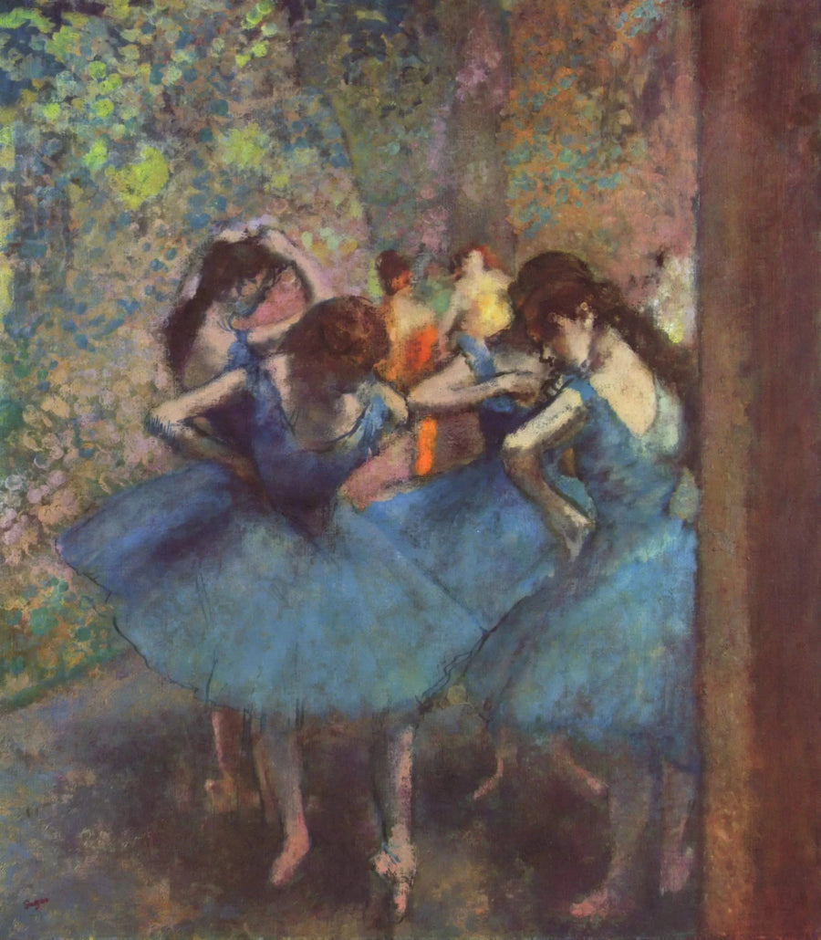 Blå dansöser - Edgar Degas