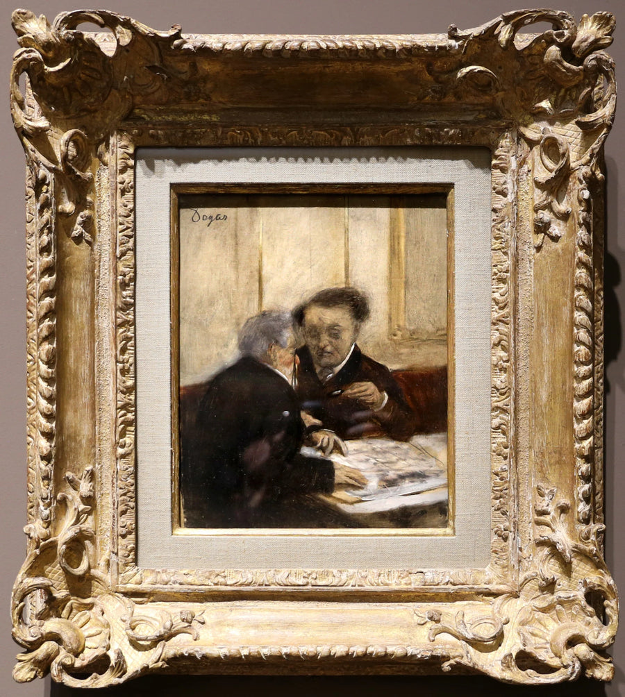 På Café Châteaudun - Edgar Degas