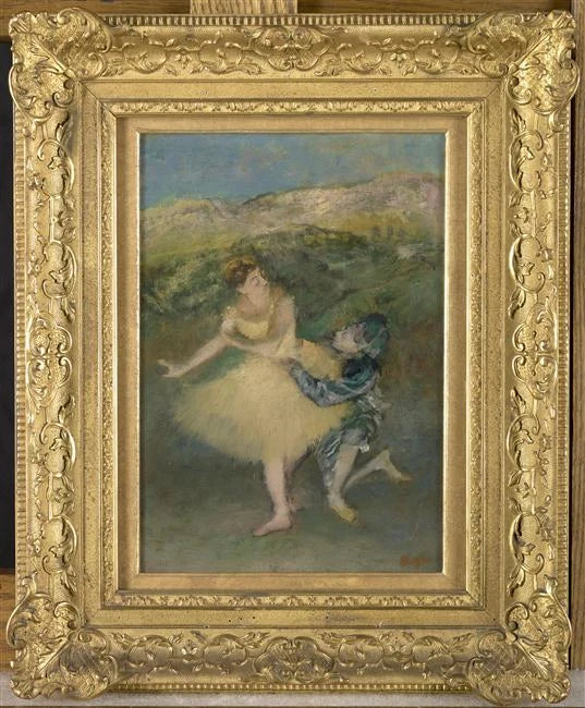 Harlekin och Colombine - Edgar Degas