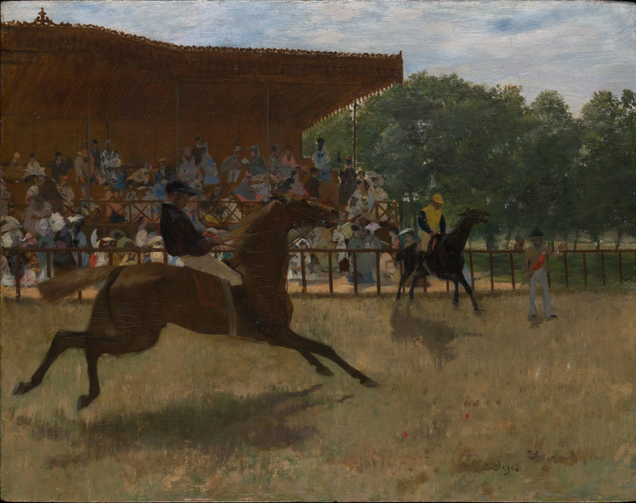 Den falska starten - Edgar Degas