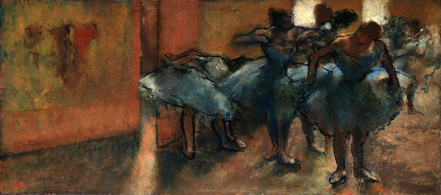 Dansande kvinnor i hemmet - Edgar Degas