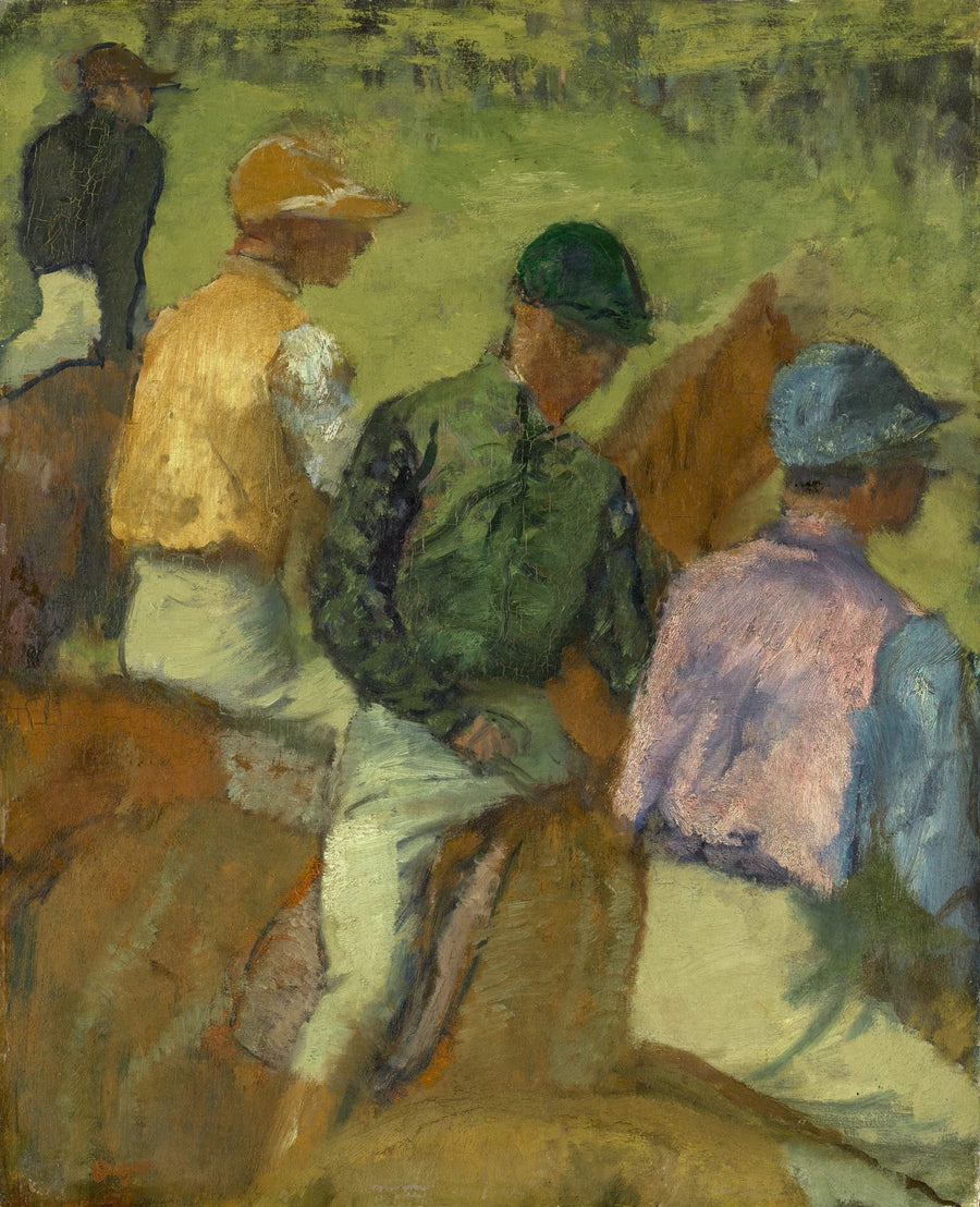 Fyra jockeyer - Edgar Degas