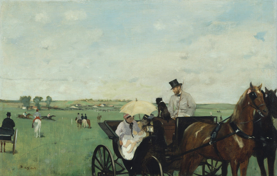 På landsbygden - Edgar Degas
