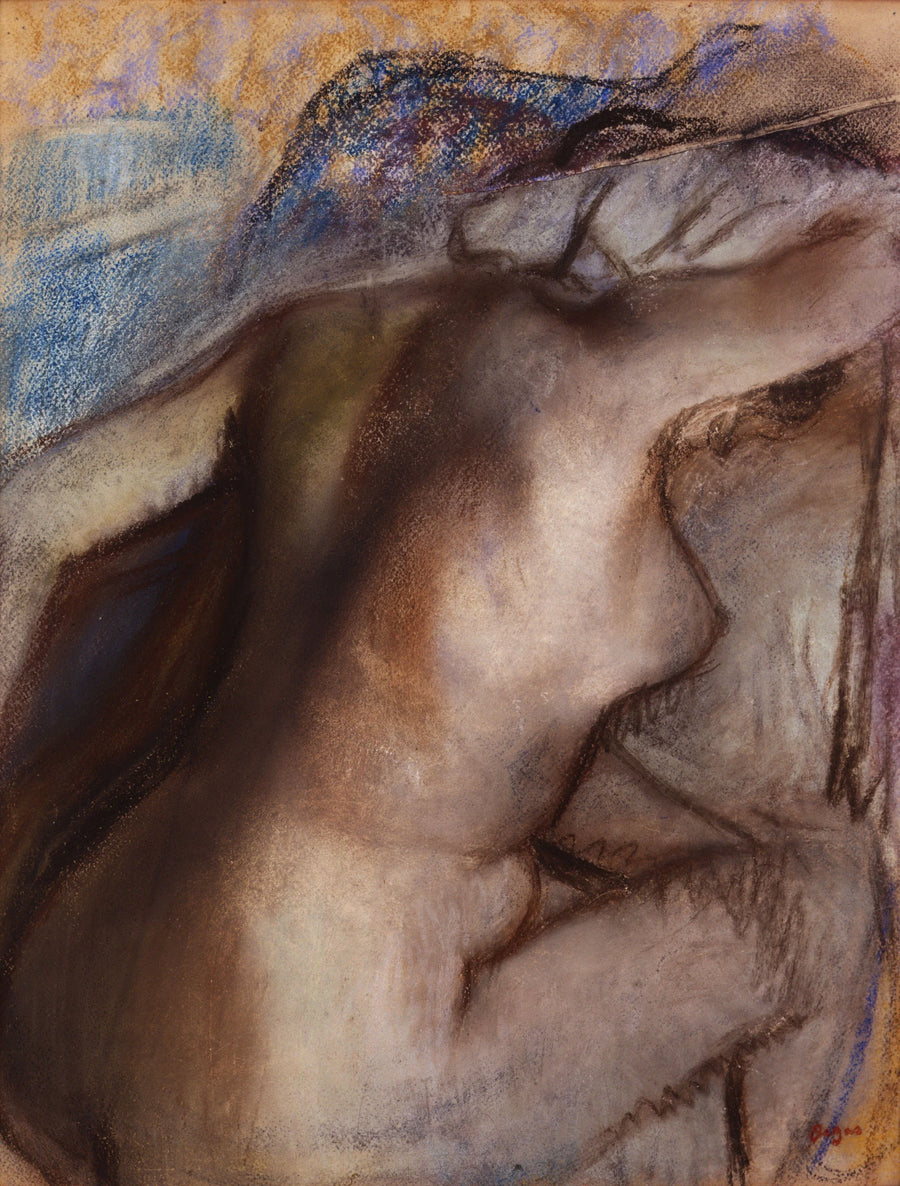 Kvinna som torkar sig efter badet - Edgar Degas