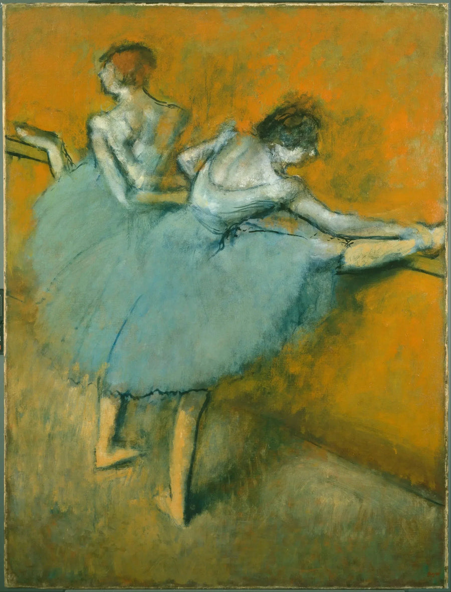 Dansande vid stången - Edgar Degas