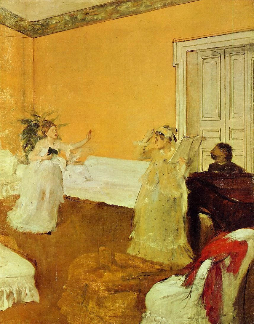 Sångens upprepning - Edgar Degas