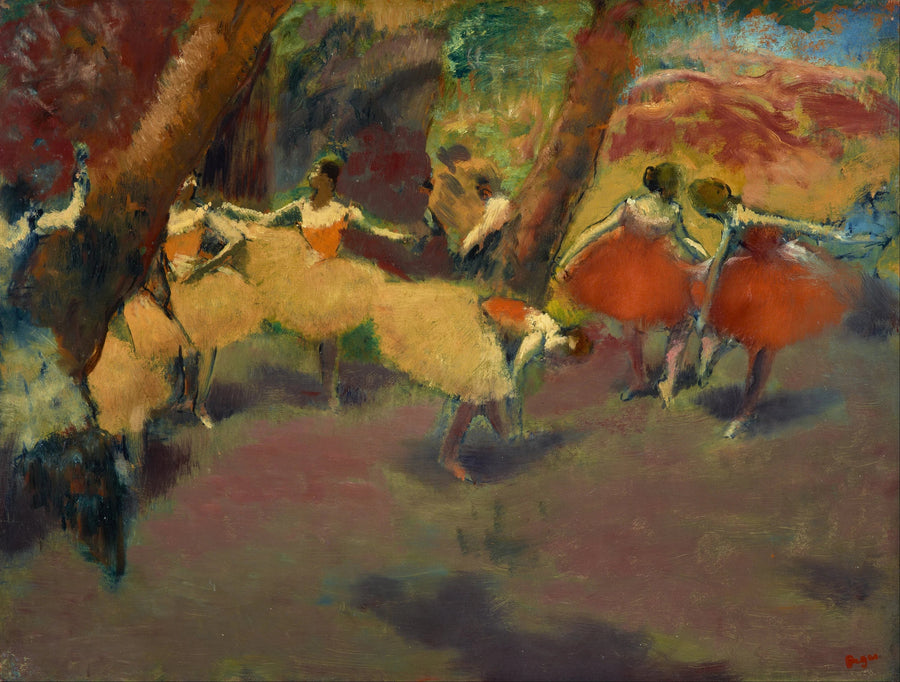 Före föreställningen - Edgar Degas