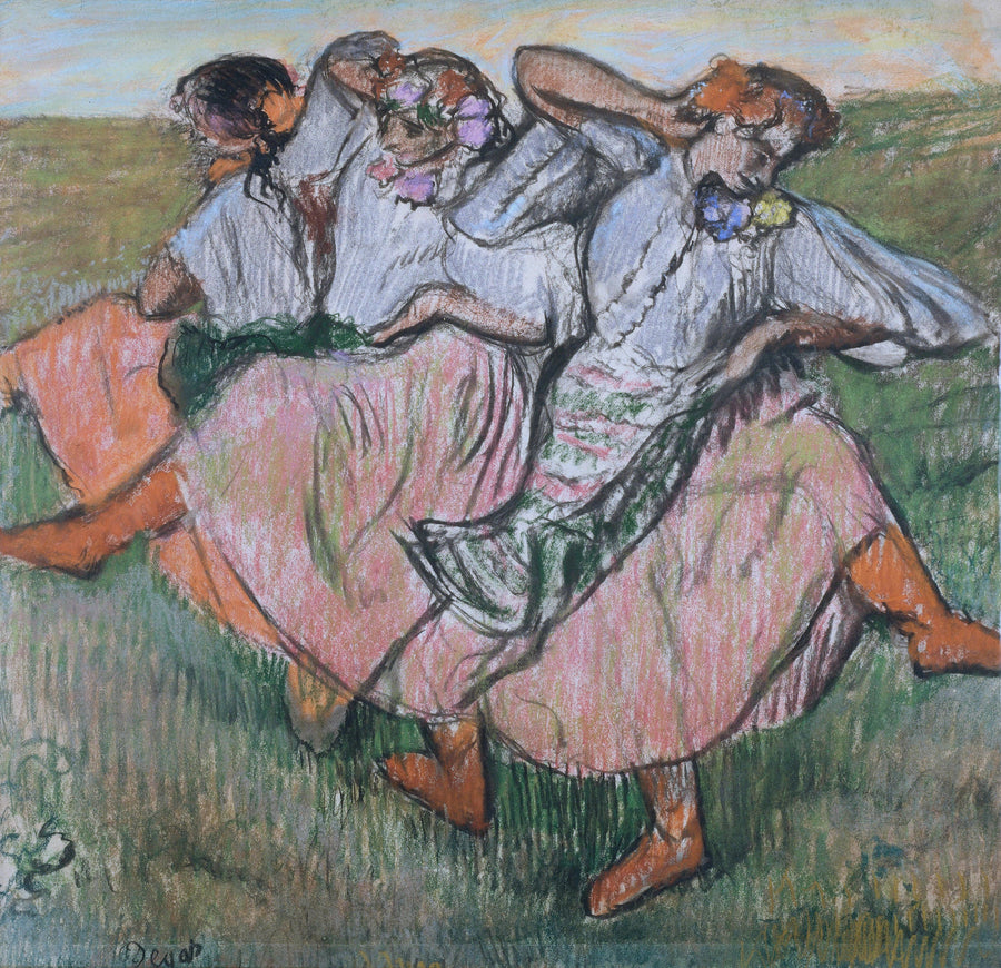 Tre ryska dansare - Edgar Degas