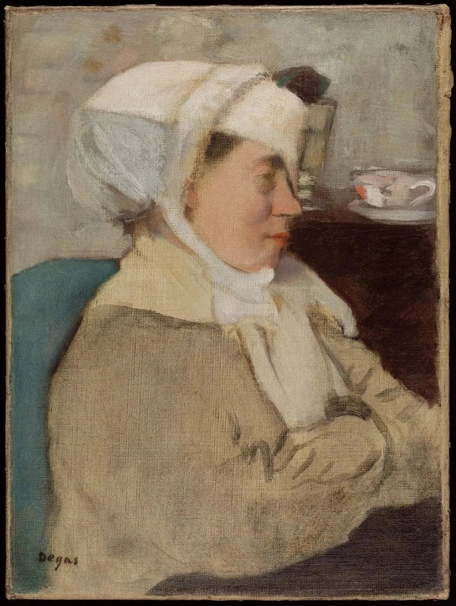 Kvinna med bandage - Edgar Degas