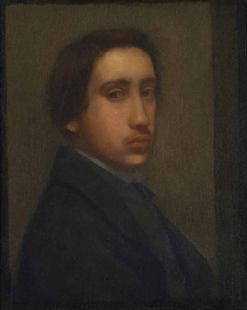 Degas i svart frack (Självporträtt) - Edgar Degas
