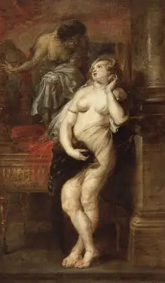 Déjanire lyssnar på kändisen - Peter Paul Rubens