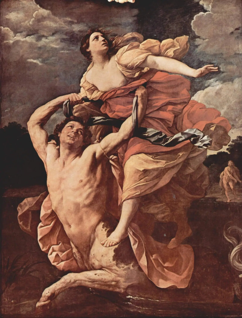 Déjanire borttagen av kentauren Nessus - Guido Reni