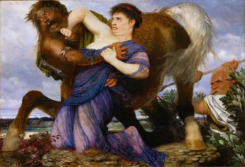 Déjanire och Nessus - Arnold Böcklin