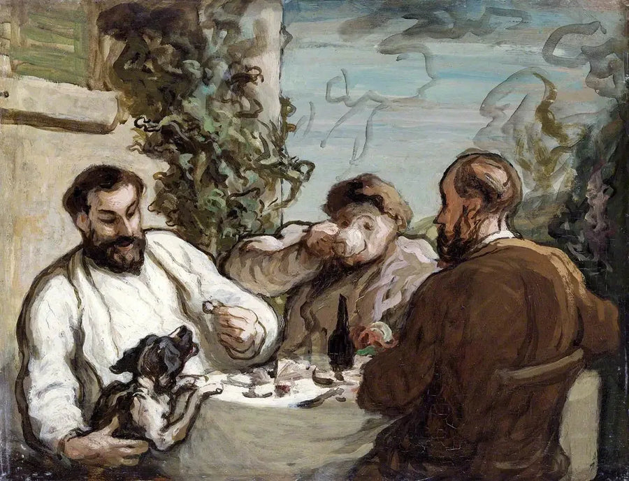 Frukost på landet - Honoré Daumier