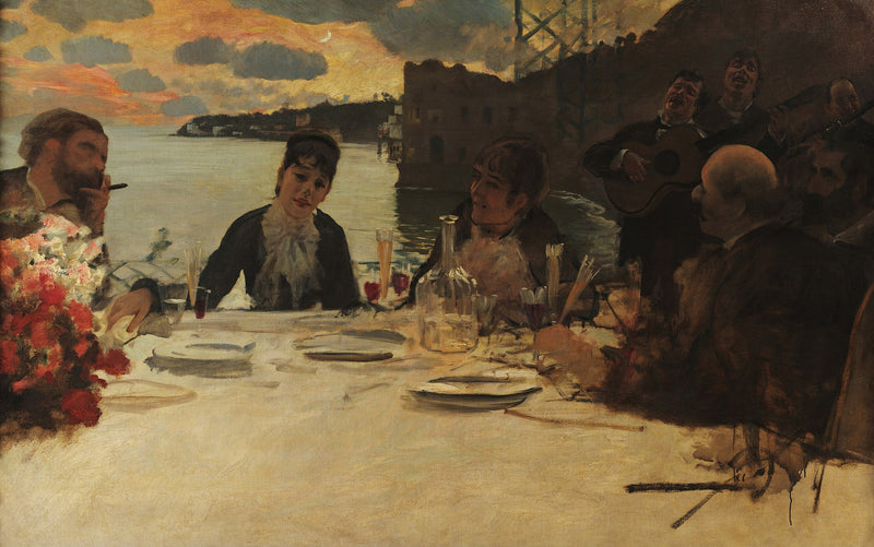 Frukost i Posillipo - Giuseppe De Nittis