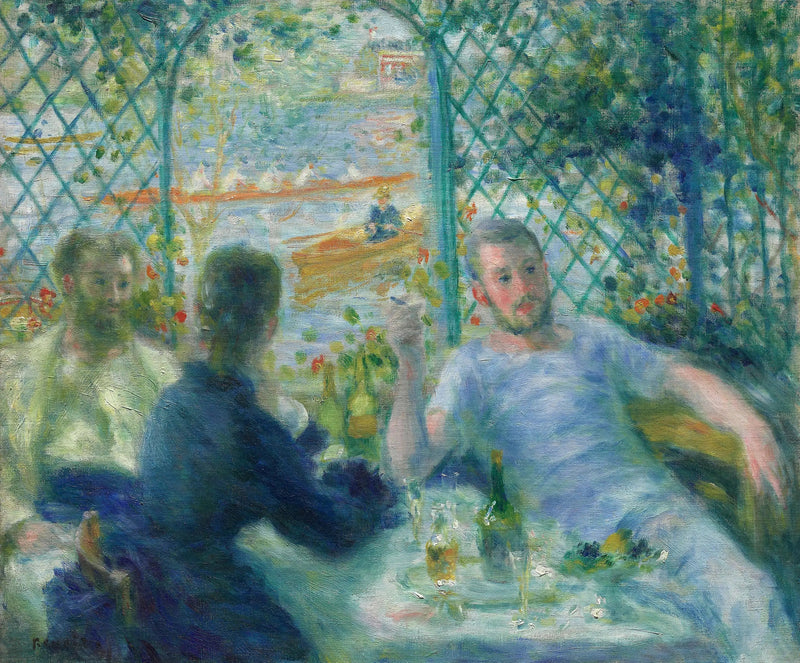 Frukost vid flodbredden - Pierre-Auguste Renoir
