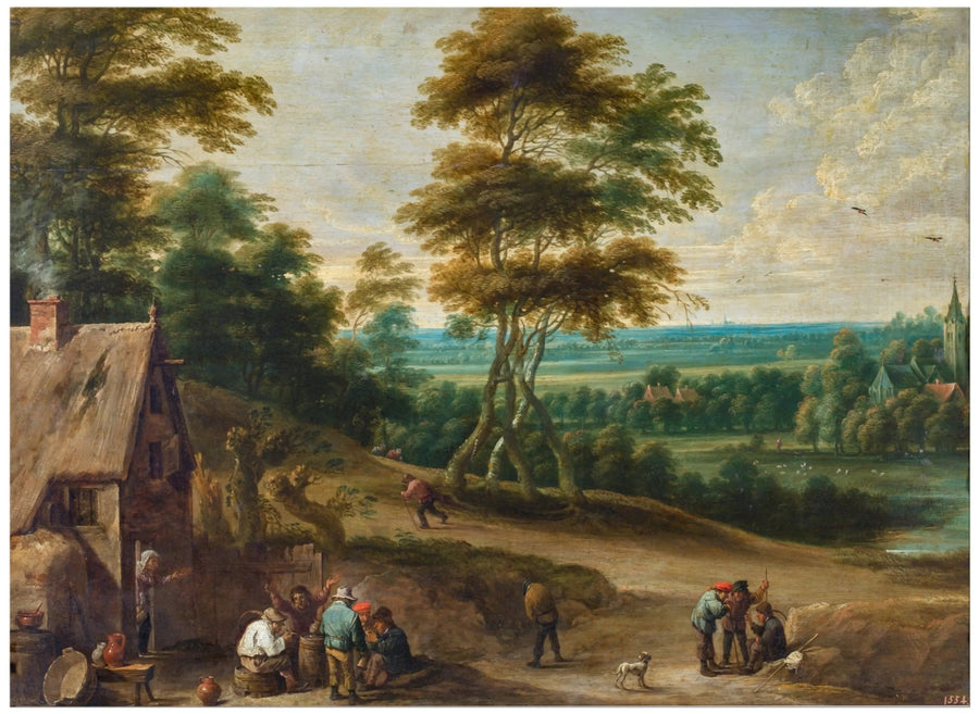 Bybornas frukost - David Teniers den yngre