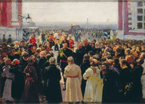 Delegation av Voïgts framför Alexander III - Ilya Repin