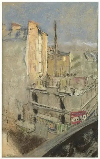 Rivning på Calaisgatan (60.1.1) - Édouard Vuillard