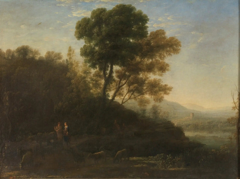 Avfärd med flocken - Claude Lorrain