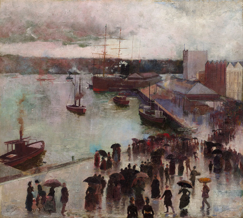 Avresa från Orienten - Cirkelkajen - Charles Conder