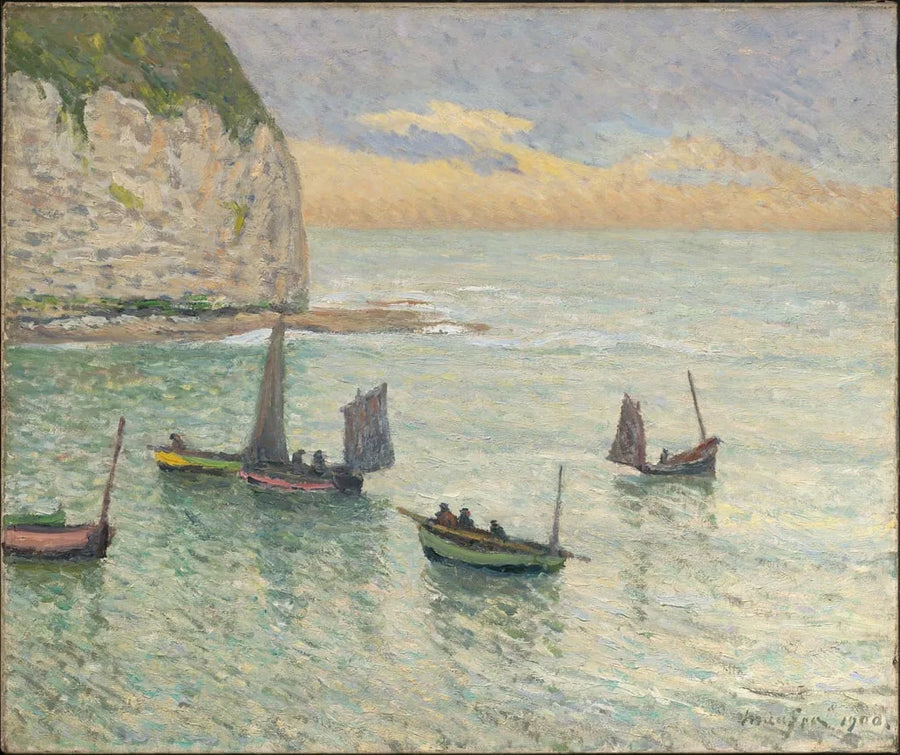 Fiskebåtsavgång, Yport - Maxime Maufra