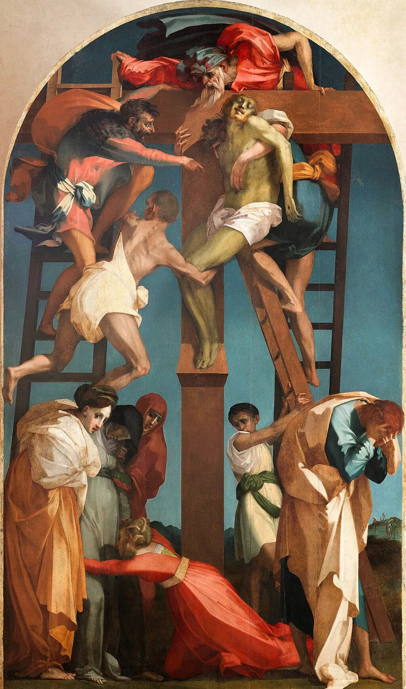 Depositionen av korset - Rosso Fiorentino