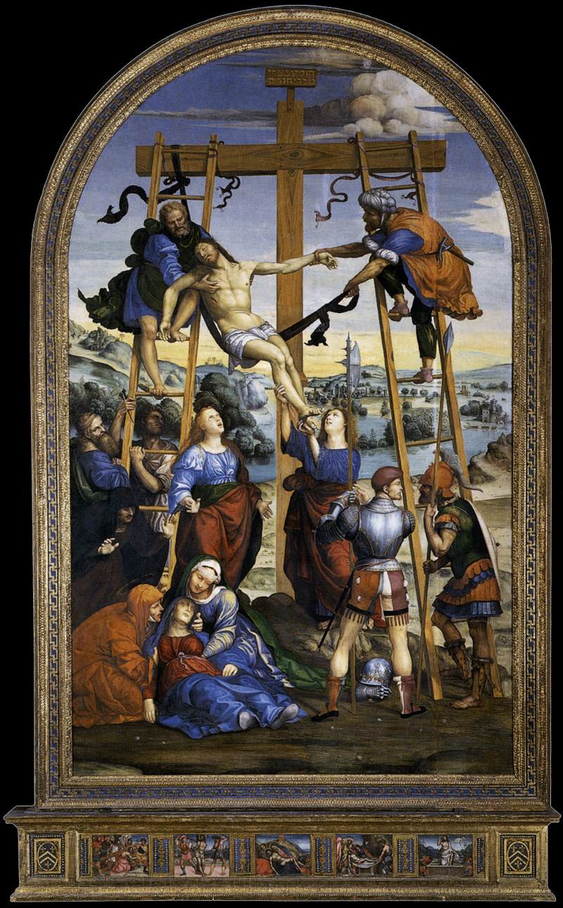 Deponering av Heliga Korset - Il Sodoma (Giovanni Antonio Bazzi)