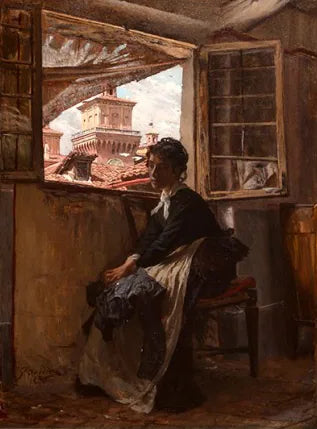 Sedan vinden i Ferrara - Giovanni Boldini