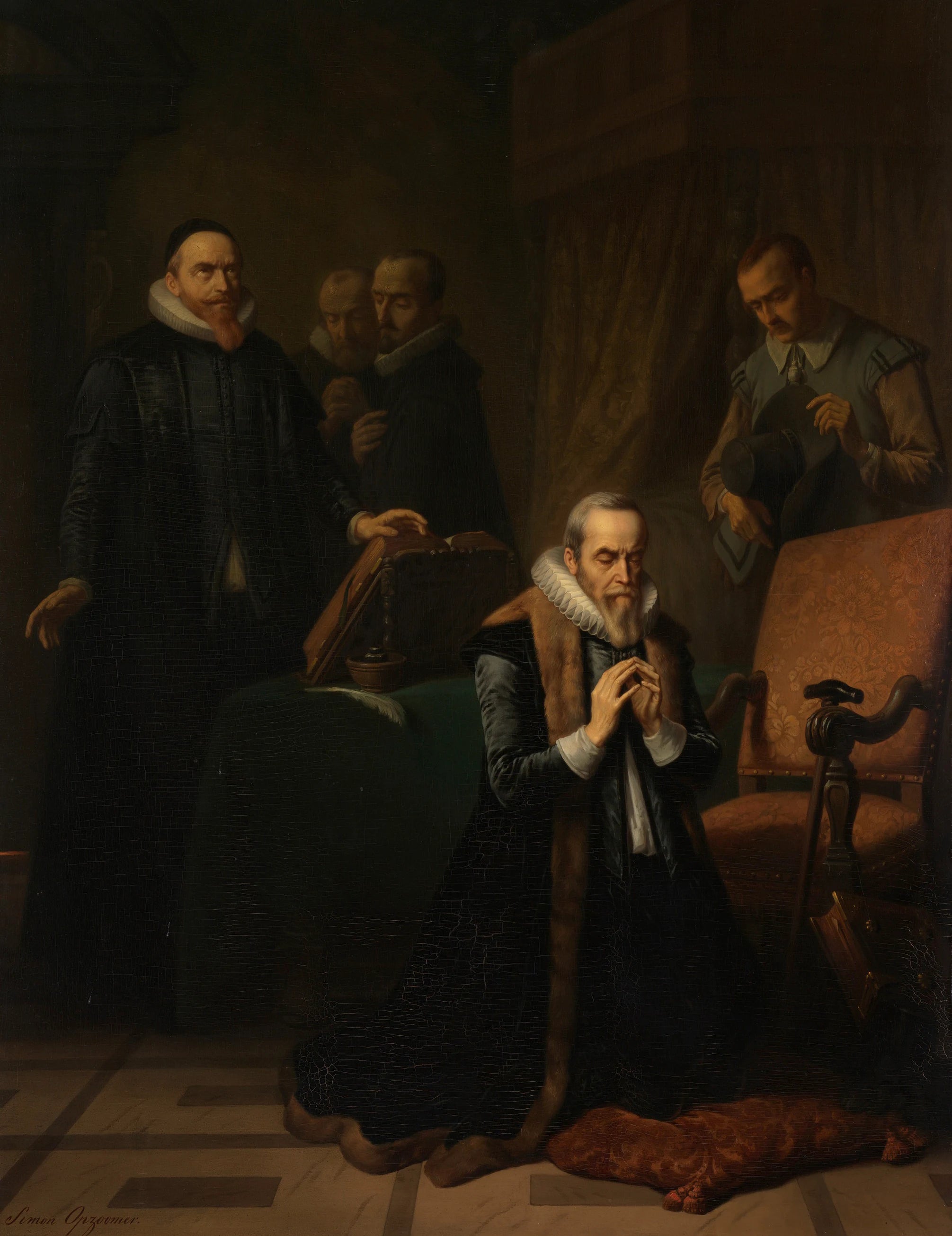 La dernière prière de Johan van Oldenbarneveldt - Simon Opzoomer