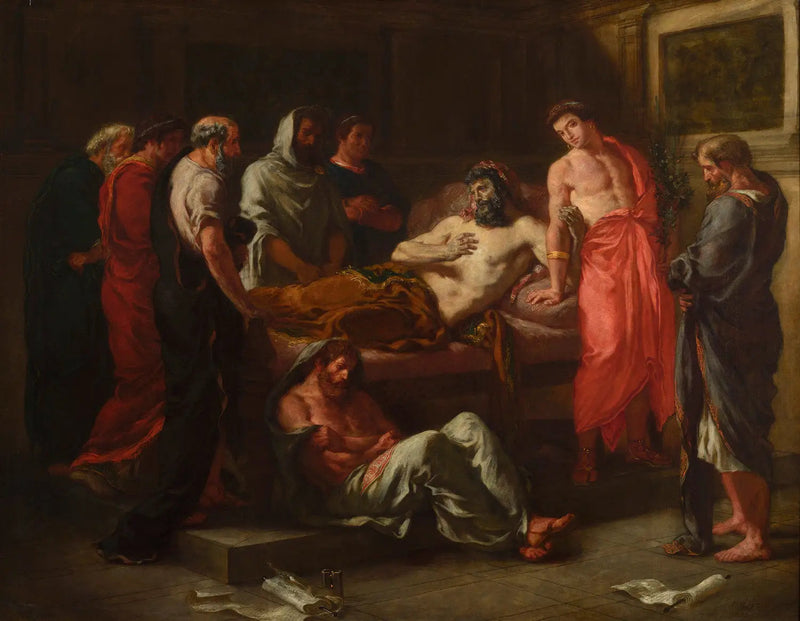Den sista orden från kejsaren Marcus Aurelius - Eugène Delacroix