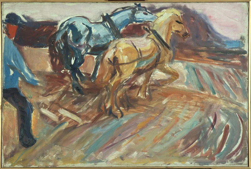 Bakom plogen - Edvard Munch