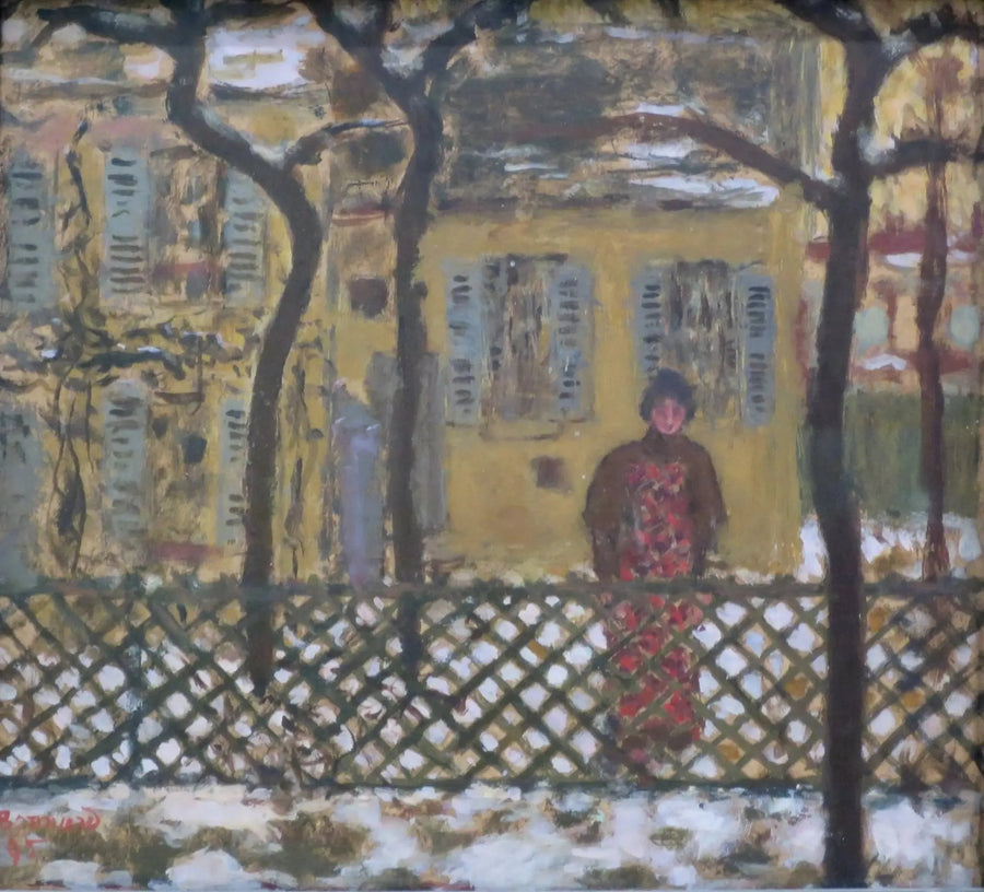 Bakom staketet - Pierre Bonnard