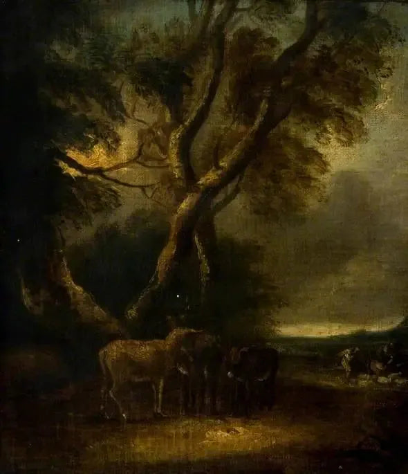 Åsnor i stormen - Thomas Gainsborough