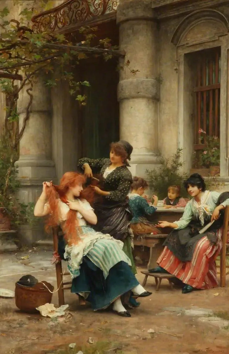 Utomhustoalett - Luke Fildes