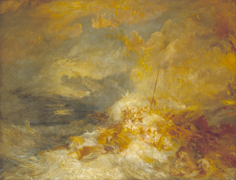 Katastrof till havs - J. M. W. Turner