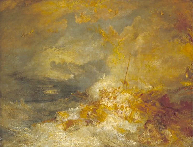 Katastrof till havs - J. M. W. Turner