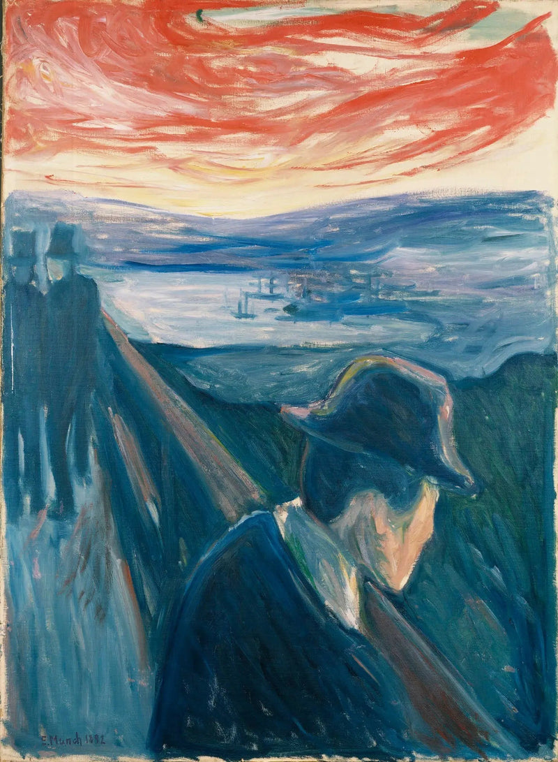 Förtvivlan - Edvard Munch