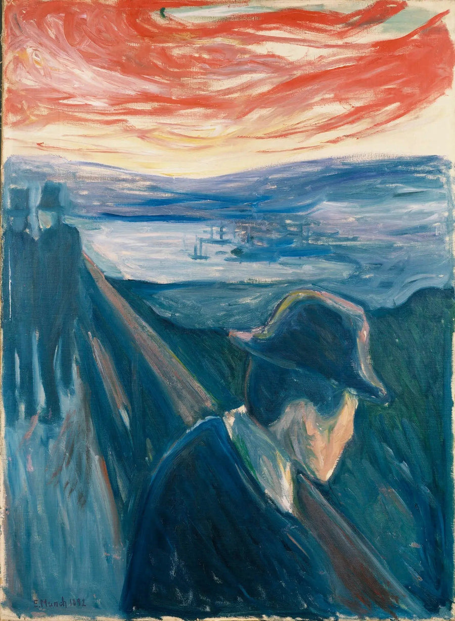 Förtvivlan - Edvard Munch