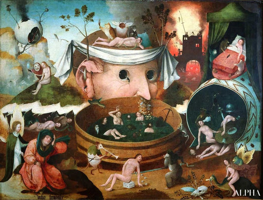 Détail de la vision de Tondal - Jérôme Bosch - Reproductions de tableaux et peintures haut de gamme