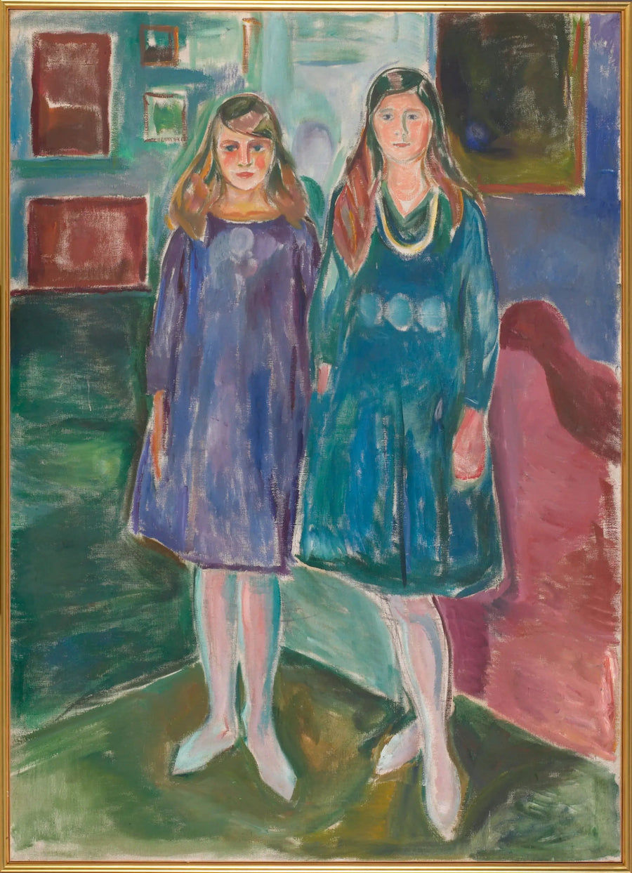 Två tonåringar - Edvard Munch