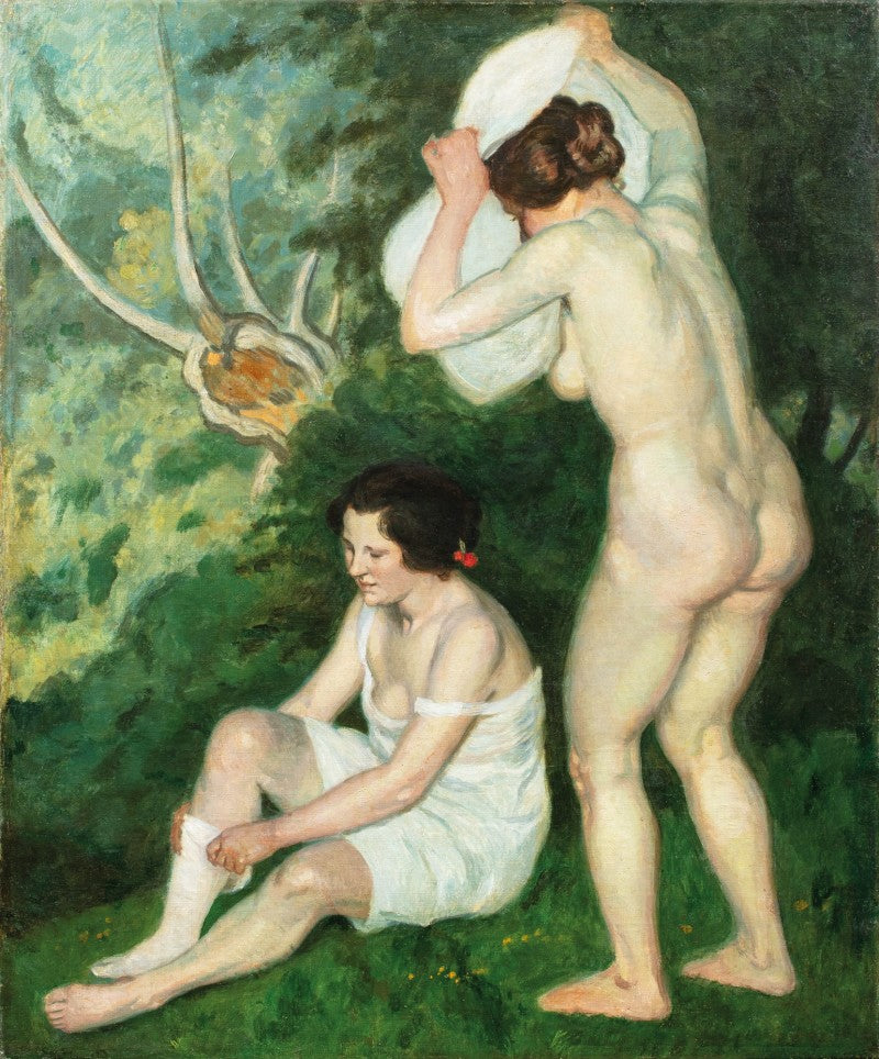 Två badare - Louis Anquetin